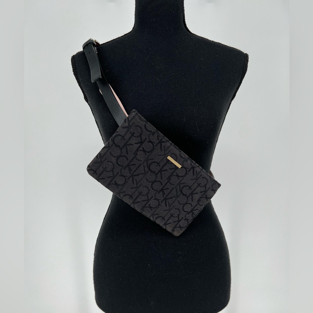 Calvin‎ Klein Monogram belt bag XL in a versatile crossbody or waist pack